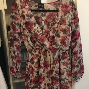 Floral pattern romper